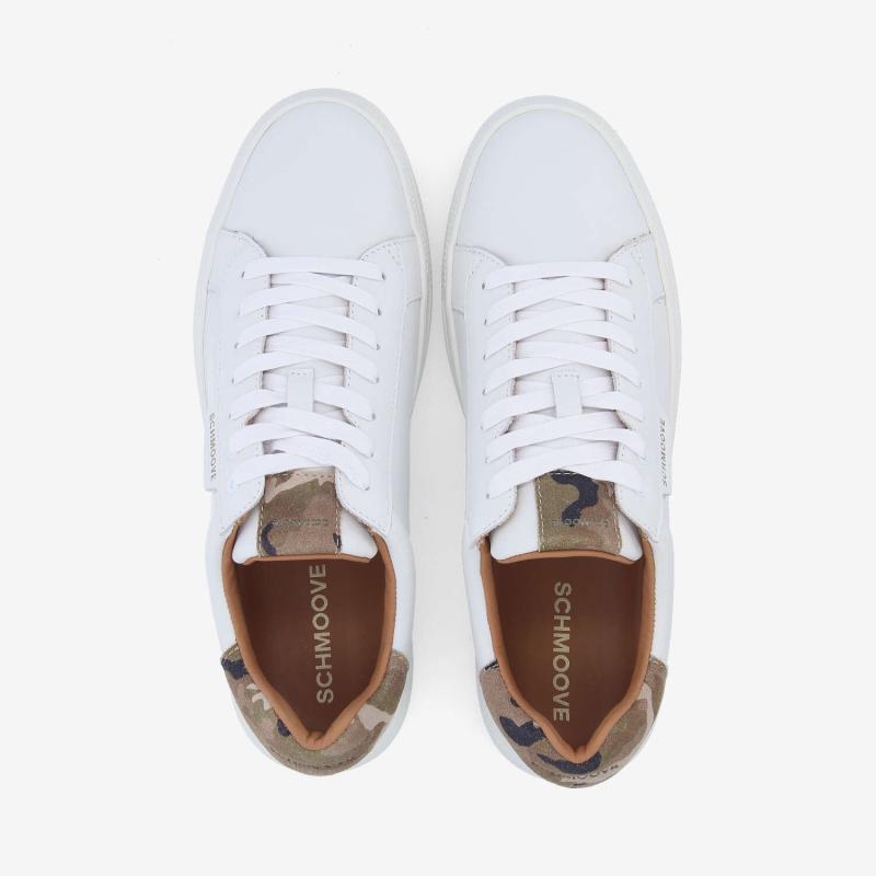 SPARKLE SNEAKER M - NAPPA/CAMO - WHITE/KHAKI